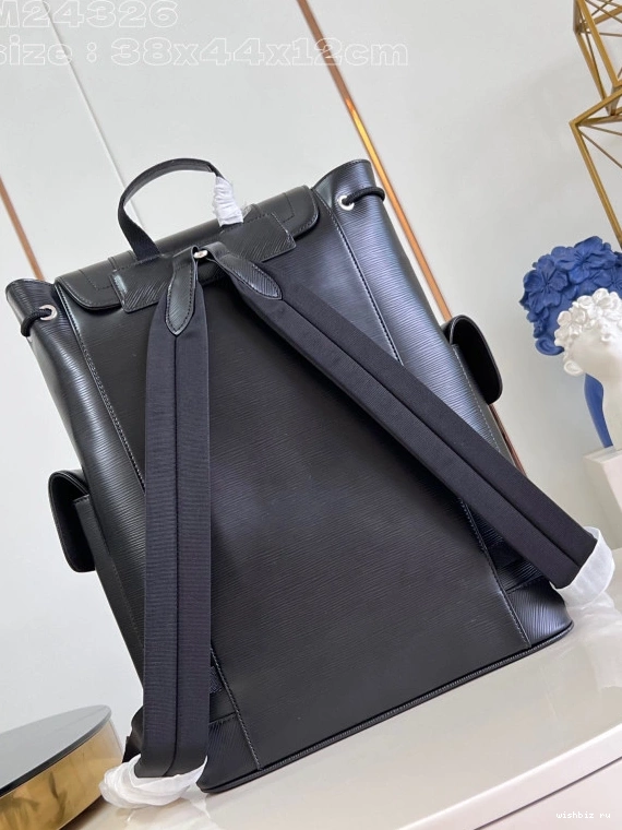 WIS Louis Christopher Vuitton MM-38*44*12.5CM Backpack 0906